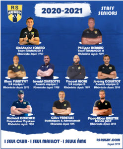 Rugby Lyon Staff Officiel Rhone Sportif