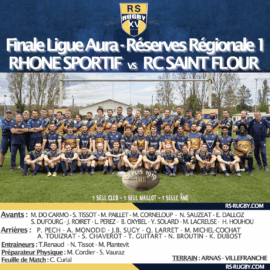 FINALE de ligue Réserves de Régionale 1 FINALE de ligue Réserves de Régionale 1