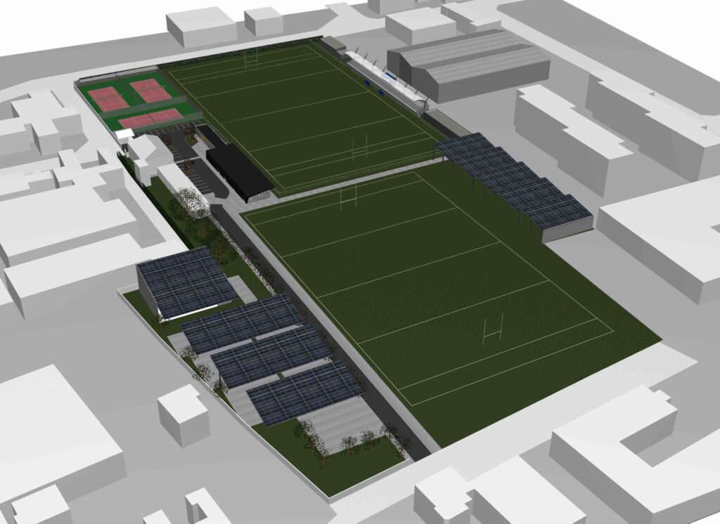 Club de rugby Villeurbanne projet 2022