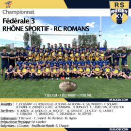 RS RUGBY – RC ROMANS